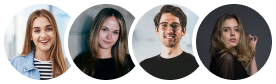 Bunch of profile pictures supposedly portraing content experts